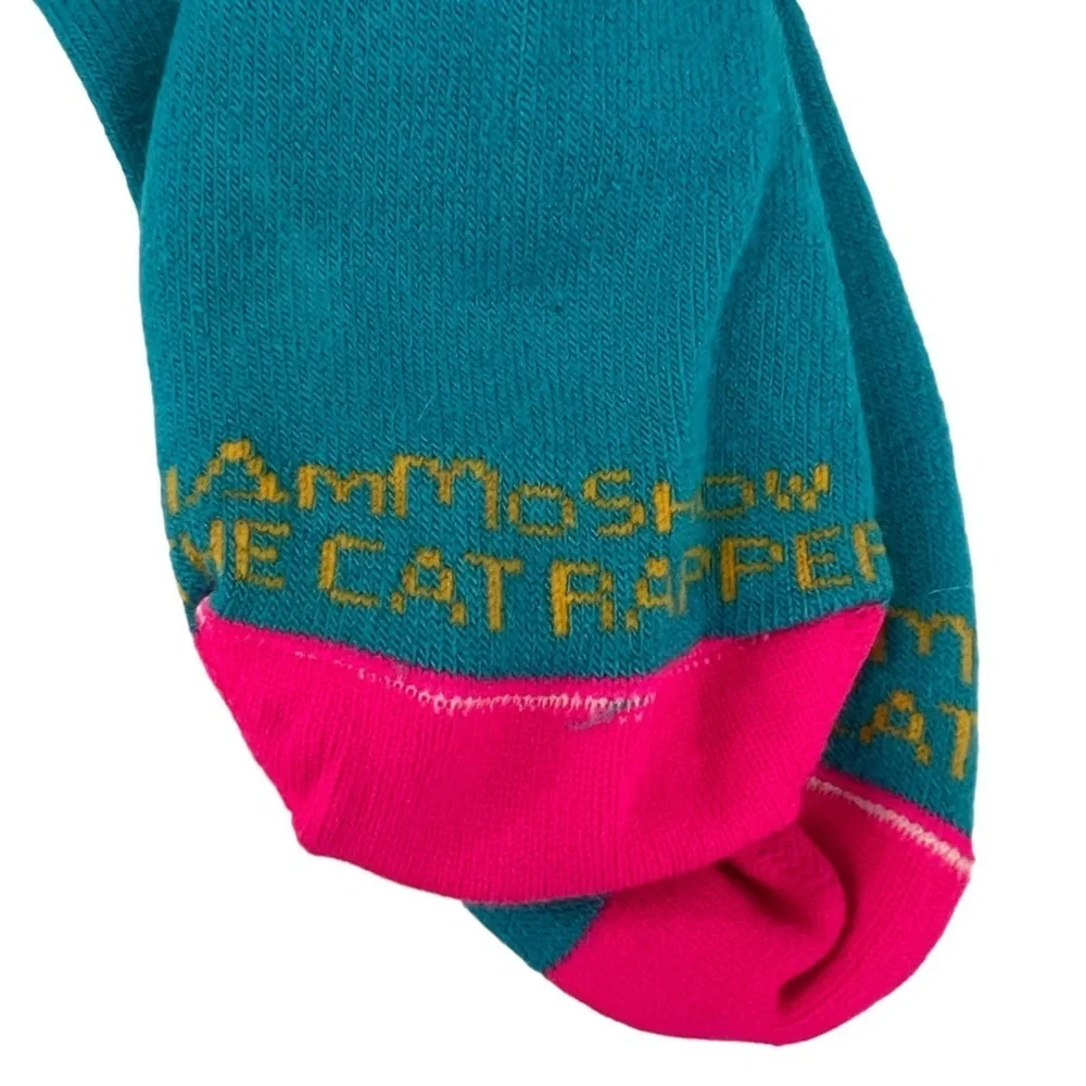 Sock Dreams Knee Length I Am Moshow The Cat Rapper Colorful Socks​​​​